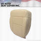 2004 Ford F-150 Driver Bottom Replacement Leather Seat Cover Light Parchment Tan