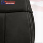2004 to 08 Ford F-150 FX4 XLT Driver Bottom Leather Seat Cover Black perforated