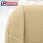 2011 Cadillac Escalade Driver Side Seat Bottom Leather Cover Tan Perforated