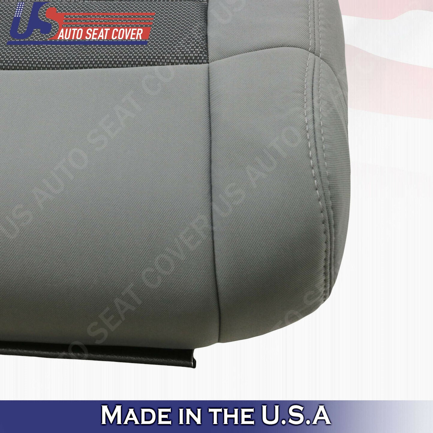 PASSENGER BOTTOM Fabric Cover Dk Gray 2008 2009 2010 Jeep Wrangler Unlimited