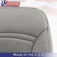 DRIVER & PASSENGER Bottoms Gray Leather Cover 1997-2004 Chevy Corvette SPORT