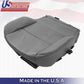 2014 to 2019 Chevy Silverado Work Truck HD-Driver Bottom VINYL Seat Cover Gray