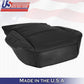 2015-2018 Chevy Tahoe Suburban Silverado Bottom Perforated Leather Cover Black