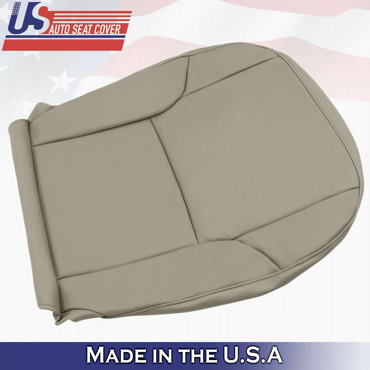 For 2003 to 2009 Toyota 4Runner Limited PASSENGER Bottom Vinyl Seat Cover in Tan