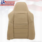 2002-07 Ford F250 F-350 Driver Top Lean Back Replacement Leather Seat Cover Tan