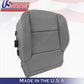 2014 to 2019 Chevy Silverado Work Truck HD-Driver Bottom VINYL Seat Cover Gray