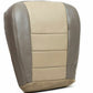 04 Ford Excursion Limited Driver Bottom Leather Seat Cover replacement 2Tone Tan