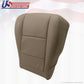 Fits 2001 02 Toyota Tundra Front Driver Passenger Bottom Leather Seat Cover Tan
