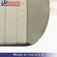 2002 TO 2005 Mercury Mountaineer Driver Top Perforated Leather Cover 2-tone Tan