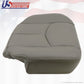 2003 - 2006 Silverado 2500 3500 HD Driver Bottom Leather Seat Cover Gray & Foam