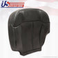 99 - 02 Chevy Silverado Driver & Passenger Bottom Leather Seat Covers Graphite