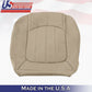 2008 to 2012 Buick Enclave Driver Side Bottom Replacement Leather Seat Cover Tan