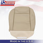 2005 to 2009 For Ford Mustang V6 Driver & Passenger Bottom Leather Covers in Tan