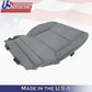DRIVER PASSENGER Bottom Cloth Seat Cover Dark Ash Gray 2014-2018 Chevy Silverado
