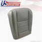 2003 Ford F-250 Lariat Bottom Leather Seat Cover Gray Perforated Plus Foam Seat
