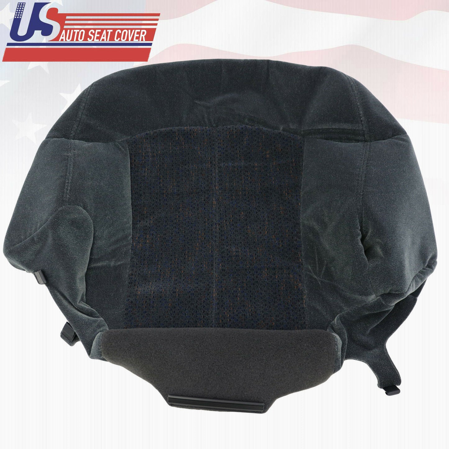 2001-2002 Chevy Z71, LS Driver & Passenger Lower Fabric Seat Cover Dk Graphite