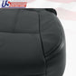 2015 2016 Ford F450 F550 Lariat Driver Bottom Perforated Leather Seat Cover Blk