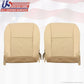 Fit 2010 to 2015 Lexus RX350 Driver & Passenger Bottom Leather Seat Cover Tan