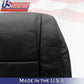 2005 to 2009 For Ford Mustang V6 Passenger Side Top Leather Seat Cover in Black