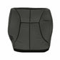 2001 2002 Dodge Ram 3500 Driver Bottom & Lean Back Vinyl Seat Cover Dark Gray