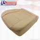 2001 Ford F-350 Dually Lariat Driver Bottom Leather Seat Cover Parchment TAN