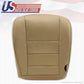2002 to 2007 Ford F250 F350 Lariat Driver Side Bottom Seat Cover TAN All Vinyl
