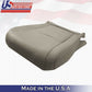 2008 to 2013 For Toyota Highlander Front Passenger Bottom Leather Seat Cover Tan