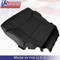 For 2014 - 2018 Toyota Tundra Driver Bottom Replacement Leather Seat Cover Black