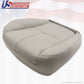 2007 2008 2009 GMC Yukon Driver Side Bottom Leather Seat Cover Light Gray