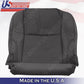 Fits 2007 Lexus IS250 Driver Side Bottom Seat Cover- Perforated Leather- Black