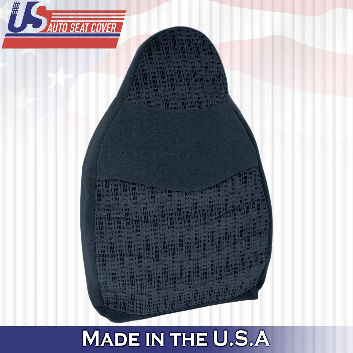 2000 For Ford F450 F550 XLT Passenger Side Top & Bottom Cloth Seat Covers Blue