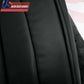 Driver Passenger Top & Bottom Leather cover Black  For 2001-2006 Lexus LS430