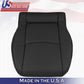 2001 to 2004 For Mercedes Benz Driver & Passenger Bottom Leather Covers in Black