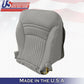 DRIVER & PASSENGER Bottoms Gray Leather Cover 1997-2004 Chevy Corvette SPORT