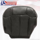 99 - 02 Chevy Silverado Driver & Passenger Bottom Leather Seat Covers Graphite