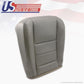 2002 to 2007 Ford F-350 Diesel Lariat Bottom Leather Seat Cover Gray Perforated