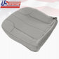 1999-2001 Jeep Grand Cherokee Driver Bottom Replacement Leather Seat Cover Gray