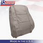 2011 To 2015 Ford Explorer Front Tops & Bottoms leather seat covers stone gray