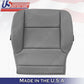2014 to 2019 Chevy Silverado Work Truck HD-Driver Bottom VINYL Seat Cover Gray