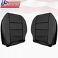 Fits 2008 -2014 Mercedes Benz C250 Driver Passenger Bottom Leather Cover BLACK