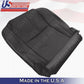 Fits 2006 2007 Lexus IS 350 Passenger Bottom Seat Cover-Perforated Leather-Black
