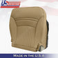 1999-2004 Chevrolet Corvete Driver Passenger lower Perforated Leather cover Tan
