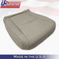 2008 to 2013 For Toyota Highlander Front Passenger Bottom Leather Seat Cover Tan