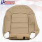 2002 to 2005 Ford Explorer XLS Driver Bottom Replacement Leather Seat Cover Tan