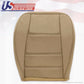 1999 to 2004 Ford Mustang V6 Passenger Bottom Replacement Leather Seat Cover Tan