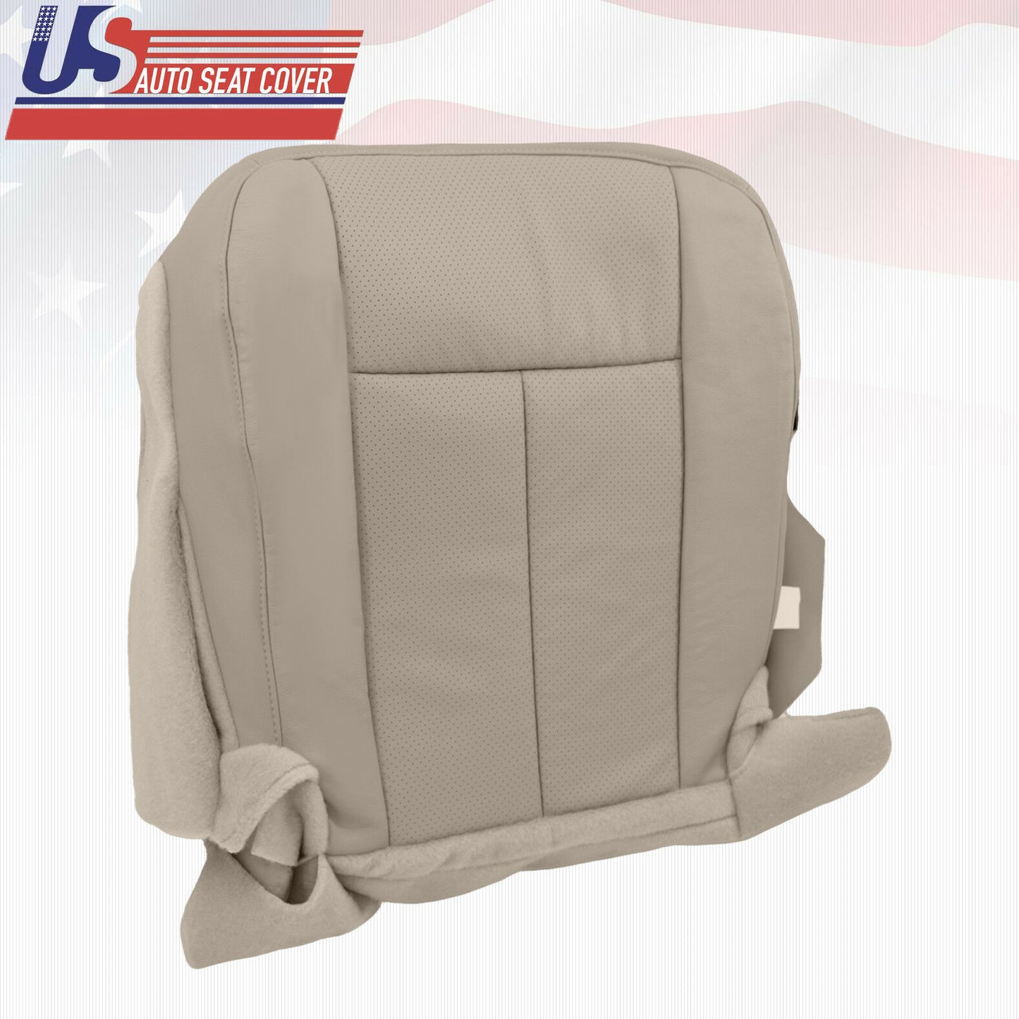 2007 2008 Ford Expedition Limited Driver Bottom Perforated Leather Cover Gray