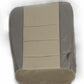 04 Ford Excursion Limited Driver Bottom Leather Seat Cover replacement 2Tone Tan