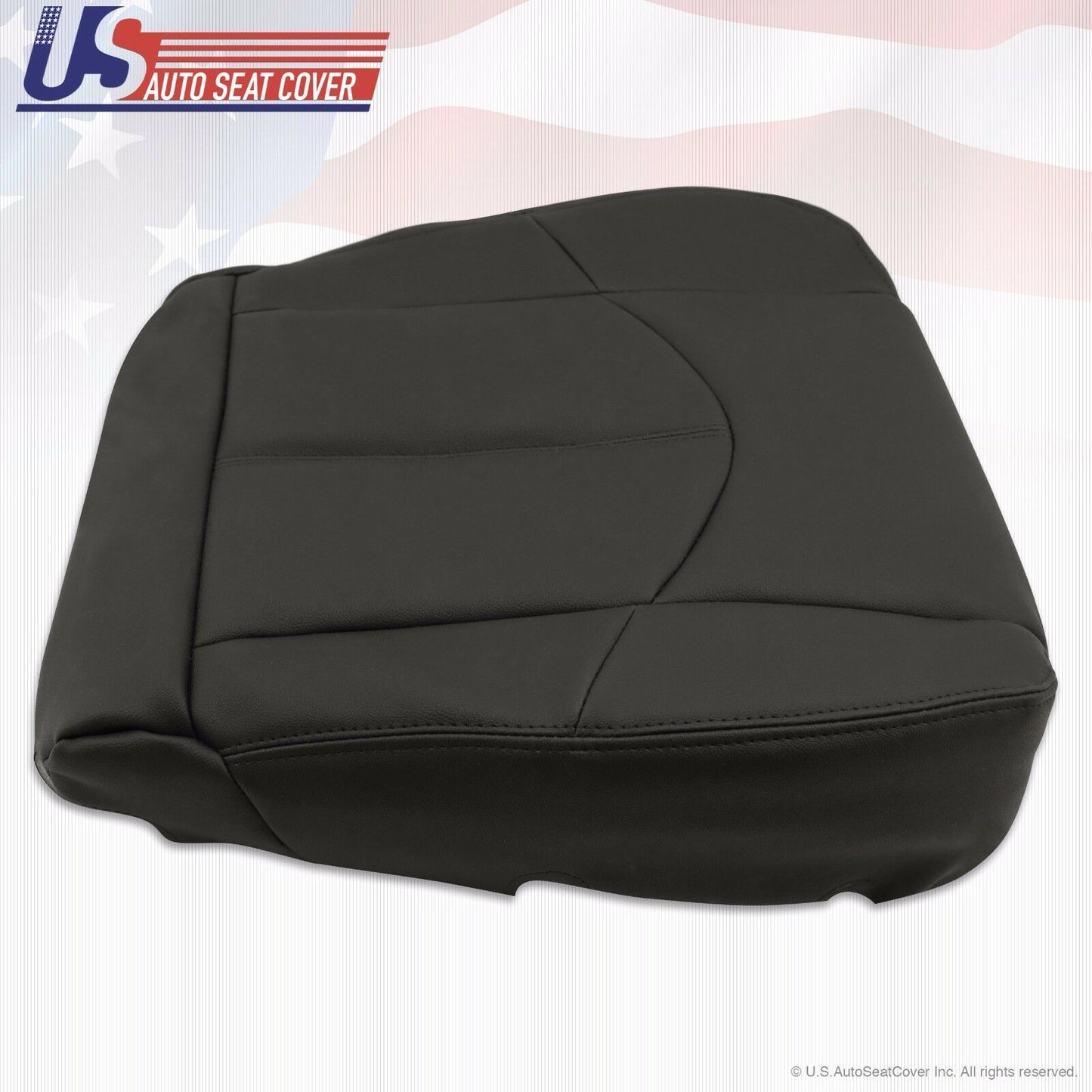 Fits 2000 Lexus RX300 Driver Bottom Replacement Leather Seat Cover Color Black