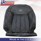 2009 to 2017 Infinity FX37 FX35 Driver & Passenger Tops Leather Seat Cover Black