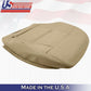 For 2010 2011 2012 2013 Mercedes Benz E350 Driver Bottom Leather Cover Dark Tan